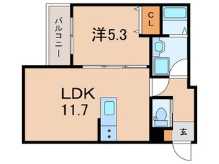 ジーメゾン大久保リベイルの物件間取画像